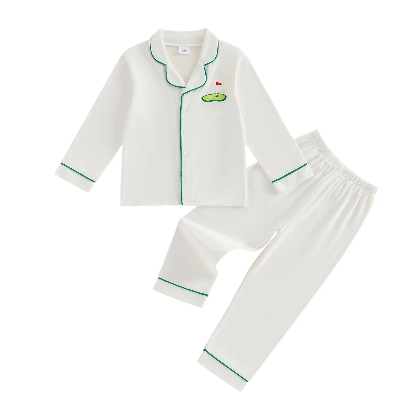 Adorable Kids Pajama Sets with Cute Animal Print Long Sleeve Tops and Matching Pants 2Pcs Sleepwear Set for Boys Girls