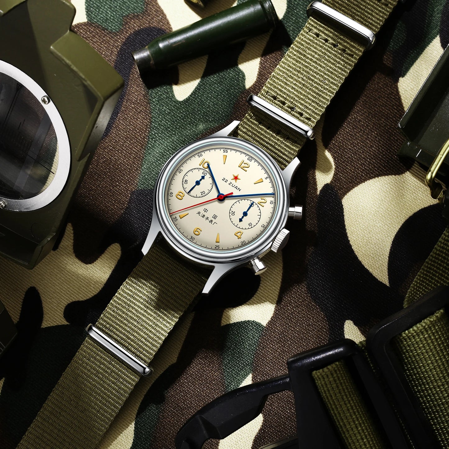 Seagull 1963 International Edition Watch for Men Chronograph Manual Winding Mechanical Watches Original ST1901 D304 Memorial