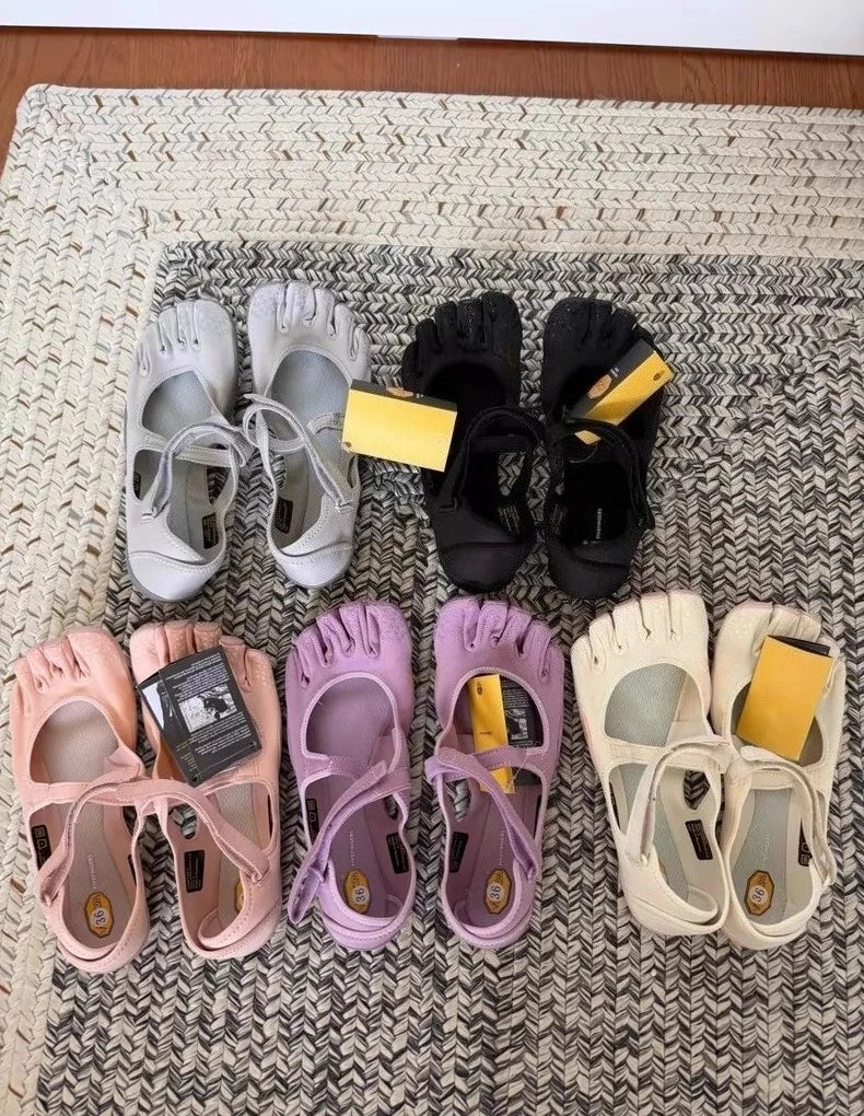New Five-Finger Shoes Women's Indoor Yoga Pilates Barefoot Comprehensive Training Non-Slip Fitness Shoes In Box Fast Shipping