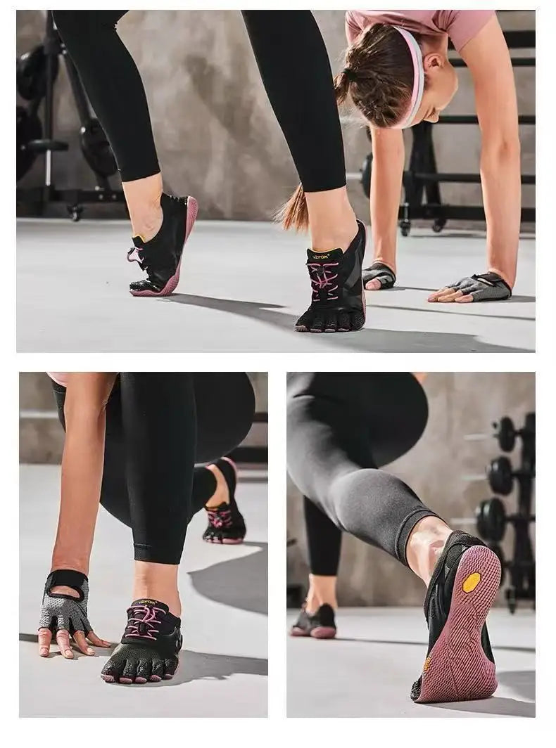 V-Soul five-finger shoes women's indoor yoga Pilates barefoot comprehensive training non-slip fitness shoes KSOEVO