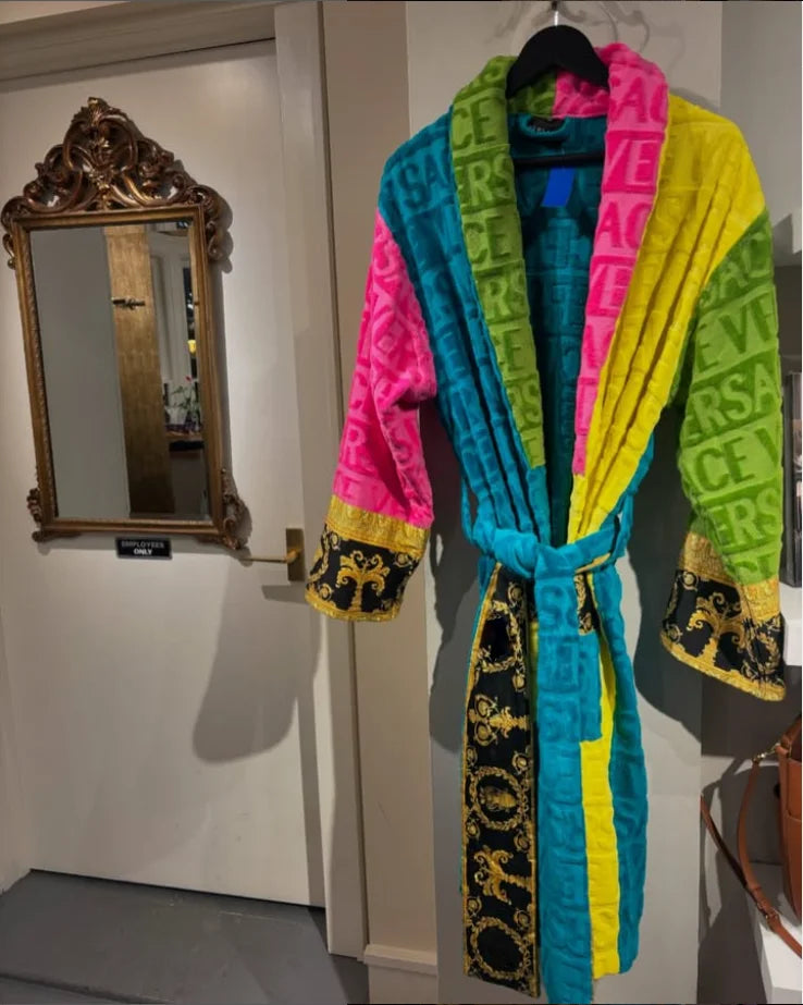 Bathrobe Men Women Sleepwear Long Robe Cotton Luxury Hotel Style Pajamas Homewear Comfortable Plush Loungewear