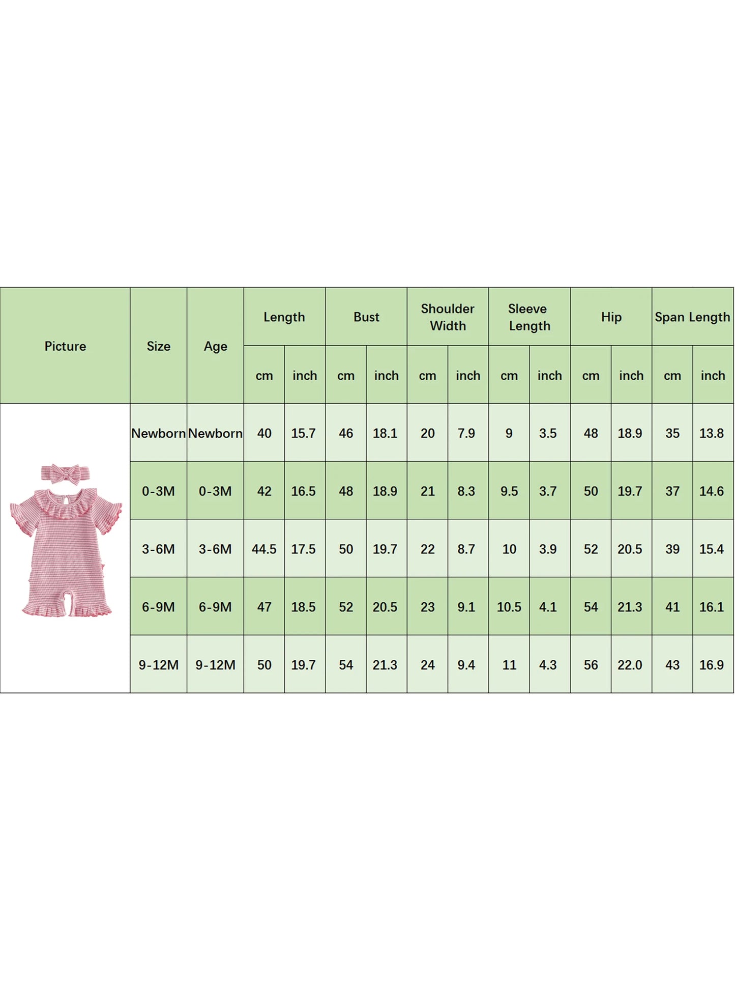 0-12months Baby Girl playsuit Summer Ruffle Short Sleeve Striped Print Romper for infant girls and Bow Headband Set