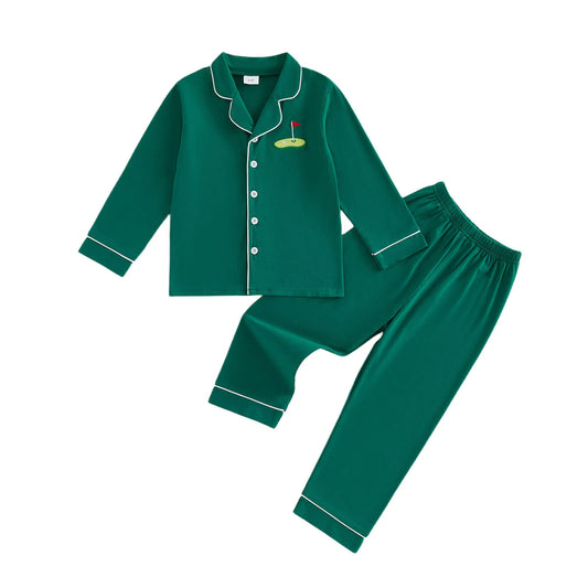 Adorable Kids Pajama Sets with Cute Animal Print Long Sleeve Tops and Matching Pants 2Pcs Sleepwear Set for Boys Girls