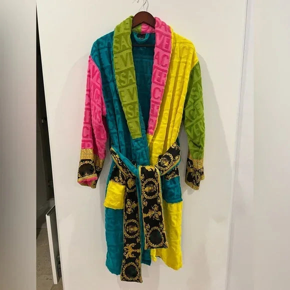 Bathrobe Men Women Sleepwear Long Robe Cotton Luxury Hotel Style Pajamas Homewear Comfortable Plush Loungewear