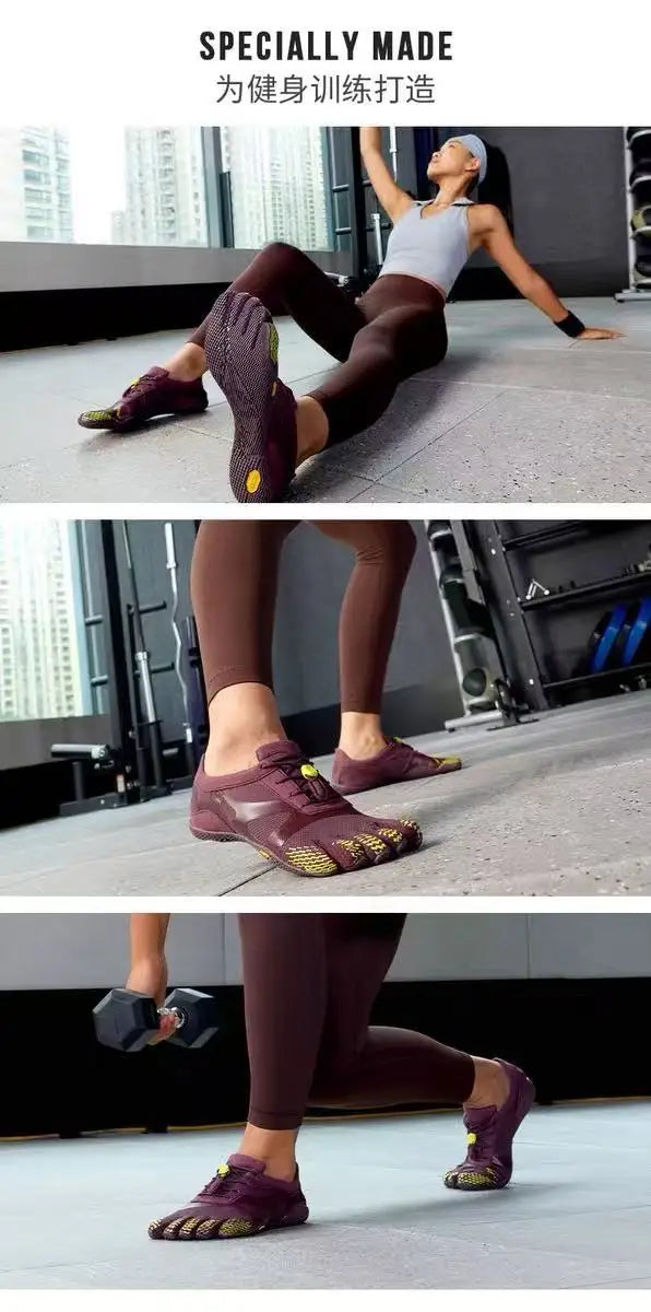 V-Soul five-finger shoes women's indoor yoga Pilates barefoot comprehensive training non-slip fitness shoes KSOEVO
